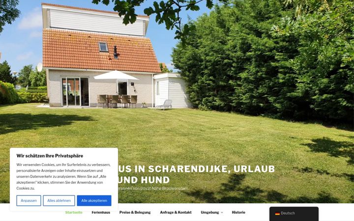 Screenshot of huis-aan-het-meer.de