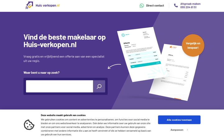 Screenshot of huis-verkopen.nl