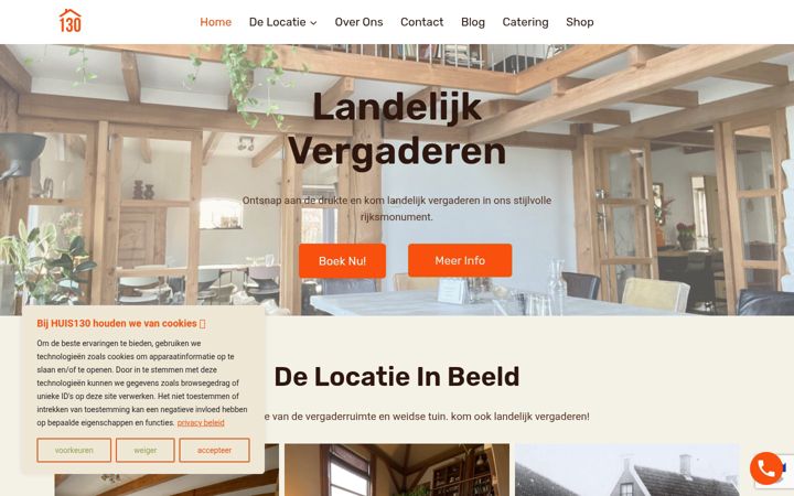 Screenshot of huis130.nl