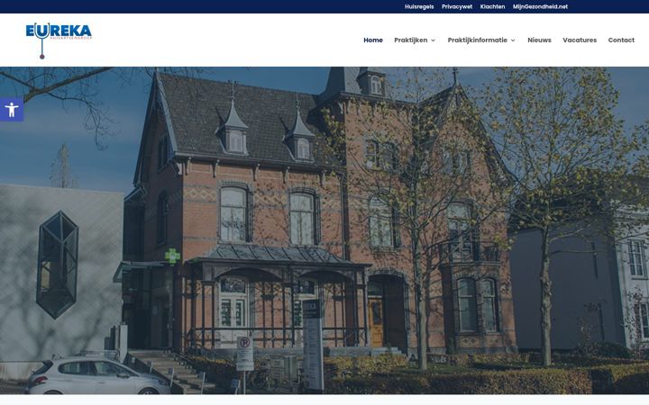 Screenshot of huisartsengroepeureka.nl
