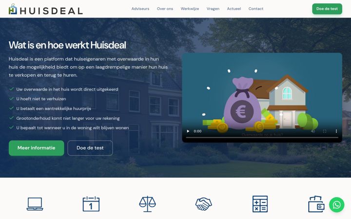 Screenshot of huisdeal.com