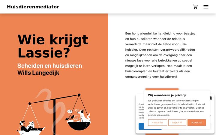 Screenshot of huisdierenmediator.nl
