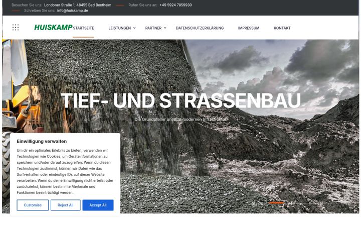 Screenshot of huiskamp.de