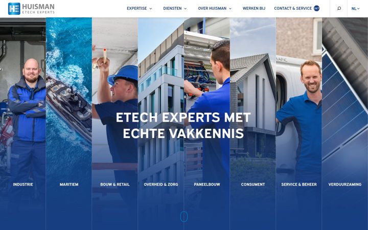 Screenshot of huismanetech.de