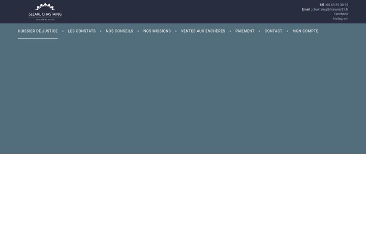 Screenshot of huissier-chastaing.fr