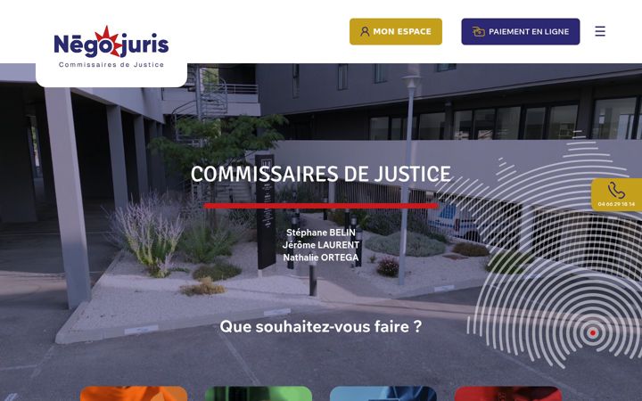 Screenshot of huissier-justice-gard.fr