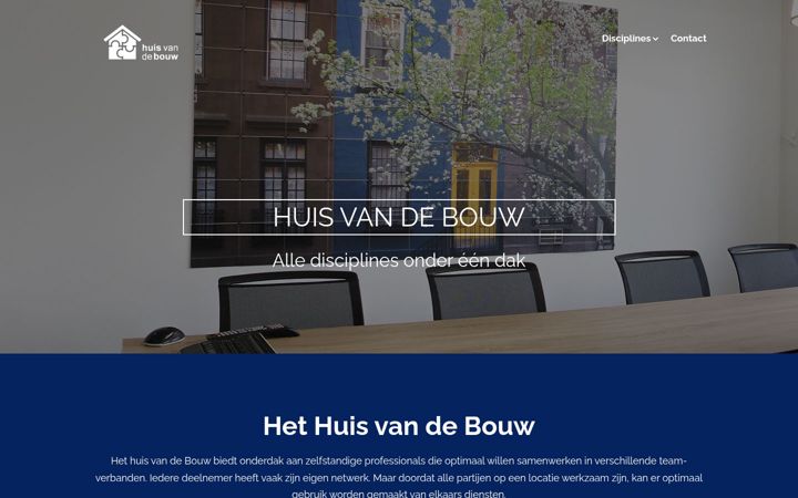 Screenshot of huisvandebouw.nl