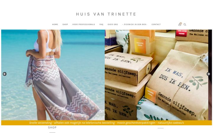 Screenshot of huisvantrinette.be