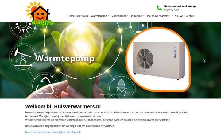 Screenshot of huisverwarmers.nl