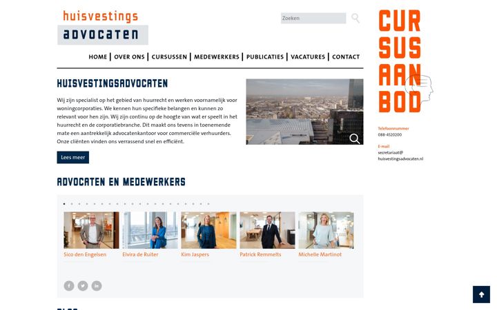 Screenshot of huisvestingsadvocaten.nl
