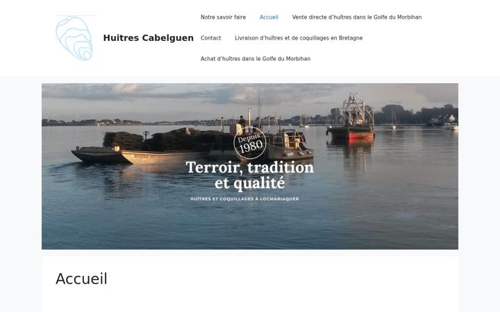 Screenshot of huitres-cabelguen.com
