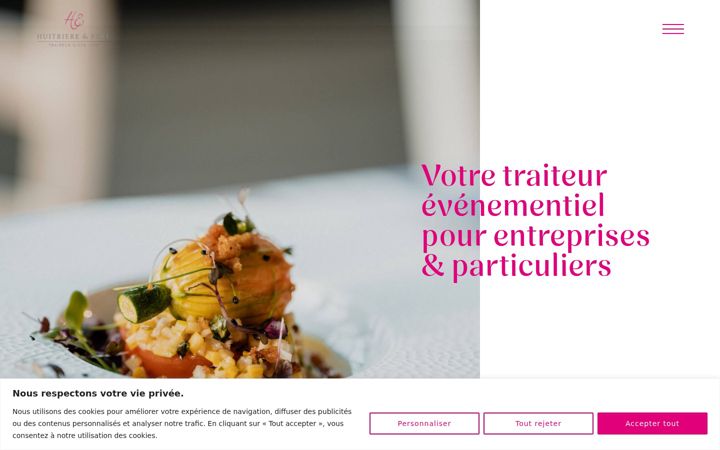 Screenshot of huitriere-eole.be