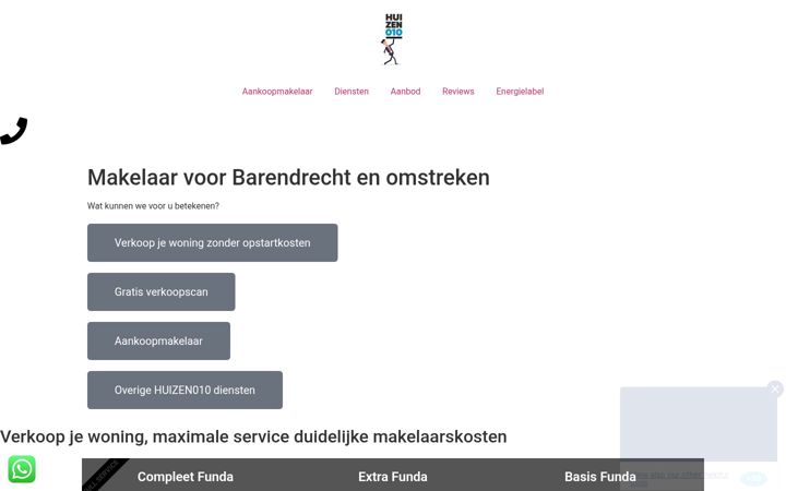 Screenshot of huizen0180.nl