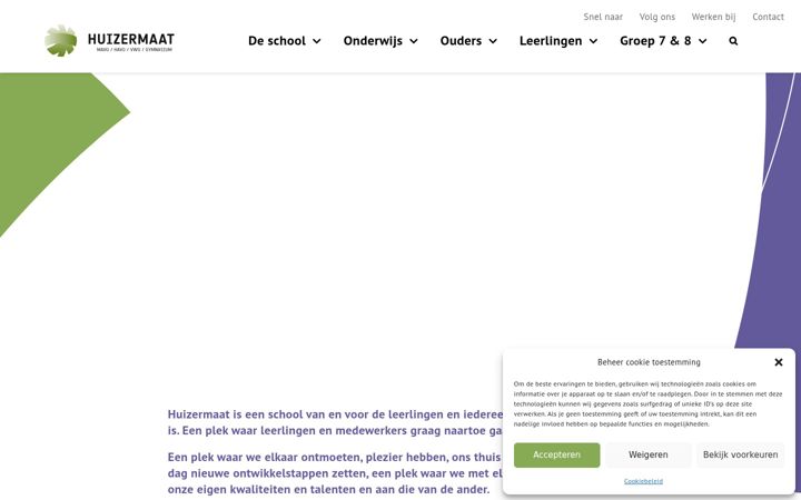 Screenshot of huizermaat.nl