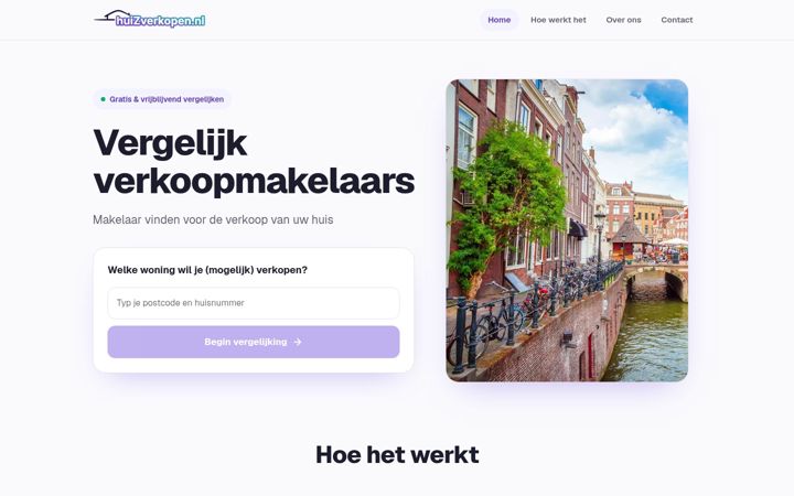 Screenshot of huizverkopen.nl