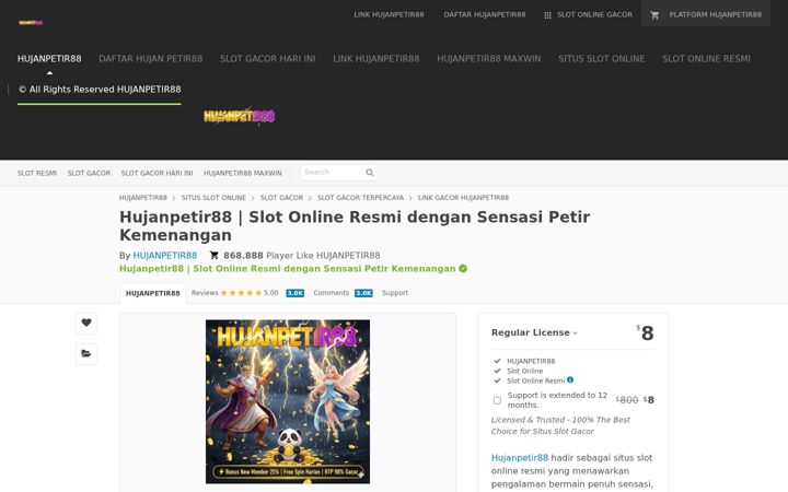 Skærmbillede af hujanpetir88.com