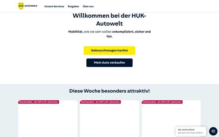 Screenshot of huk-autowelt.de
