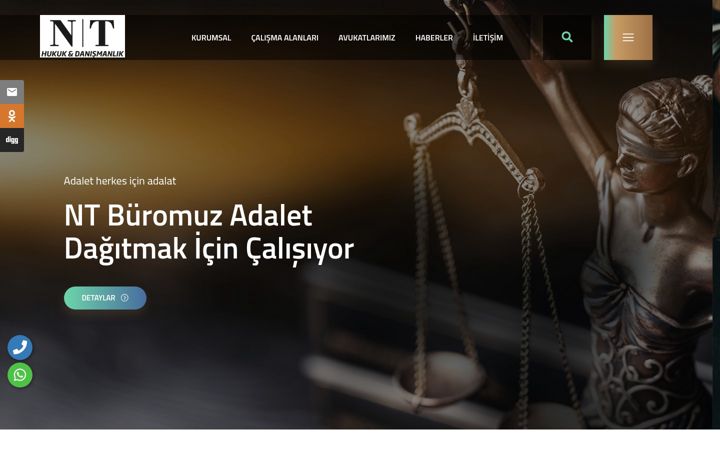 Screenshot of hukuknt.com