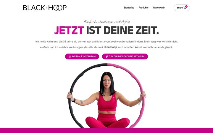 Screenshot of hula-aylin.de