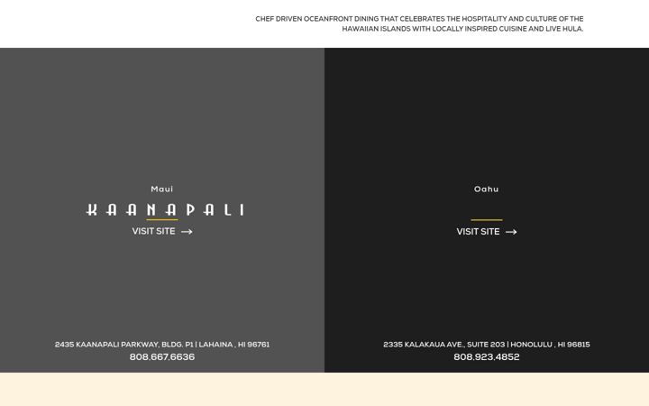 Screenshot of hulagrill.com