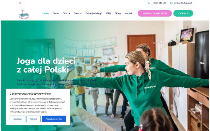 Screenshot of hulajjoga.pl