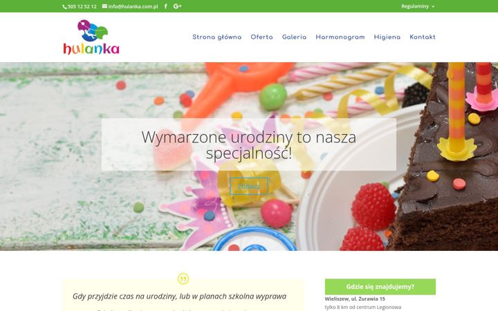 Screenshot of hulanka.com.pl