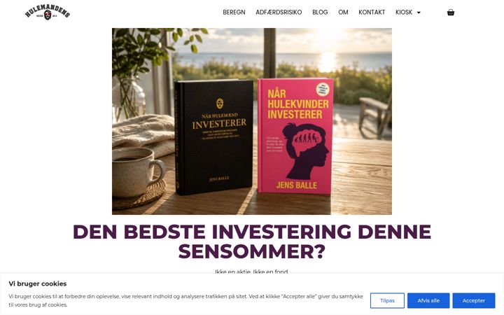 Screenshot of hulemandens.dk