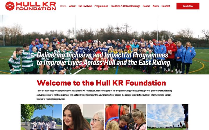 Screenshot of hullkrfoundation.co.uk