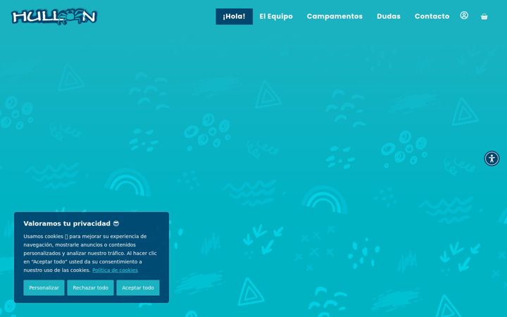 Screenshot of hullon.es