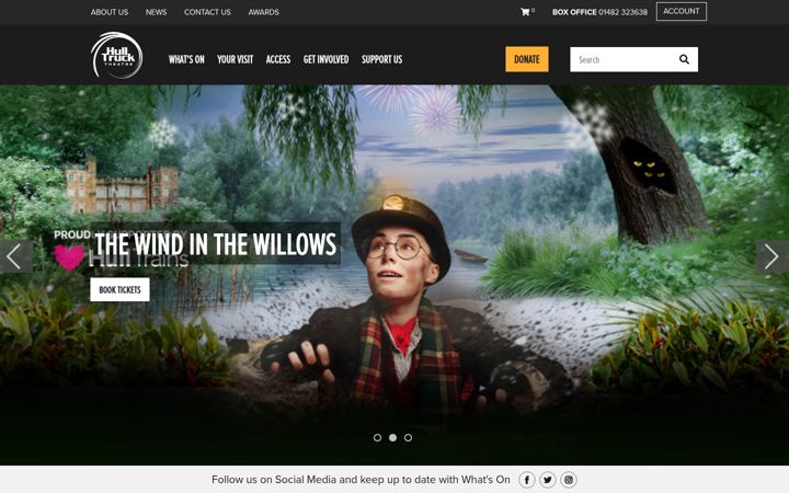 Screenshot of hulltruck.co.uk