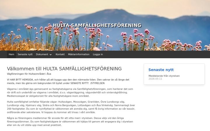 Screenshot of hultasamfallighet.se