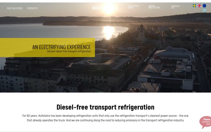 Screenshot of hultsteins.com
