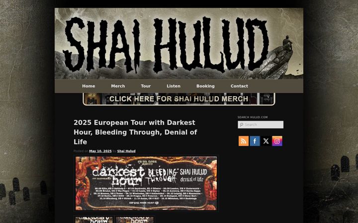 Screenshot of hulud.com