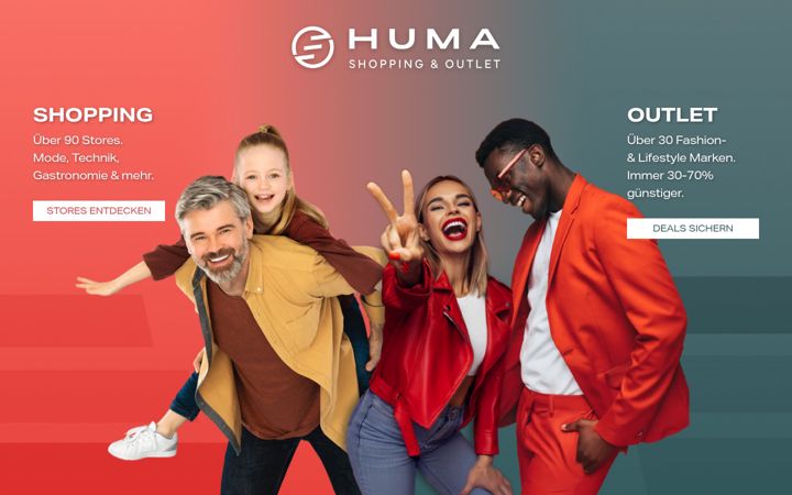 Screenshot of huma.de