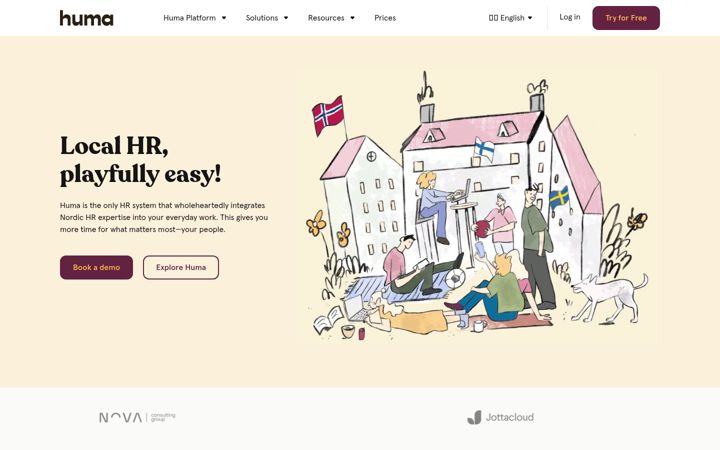 Screenshot of humahr.com