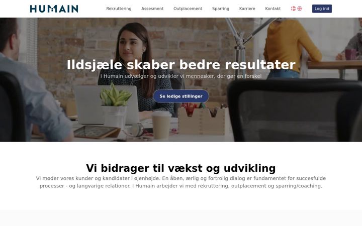 Screenshot of humain.ai