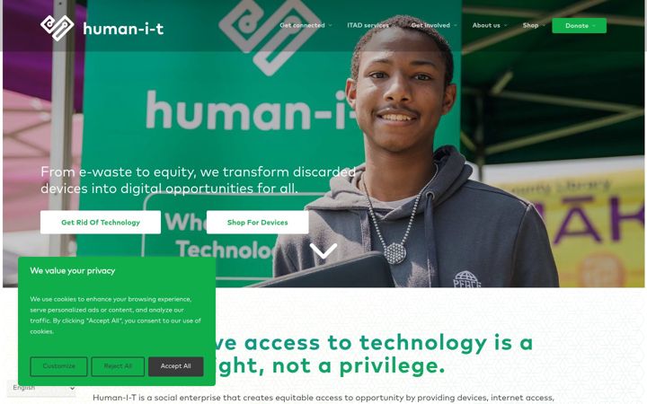 Screenshot of human-i-t.org