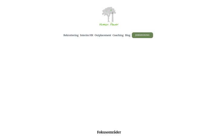 Screenshot of human-power.dk