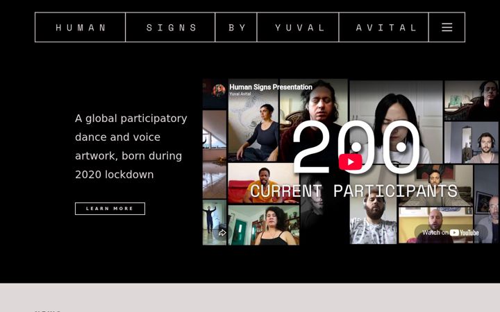Screenshot of human-signs.com