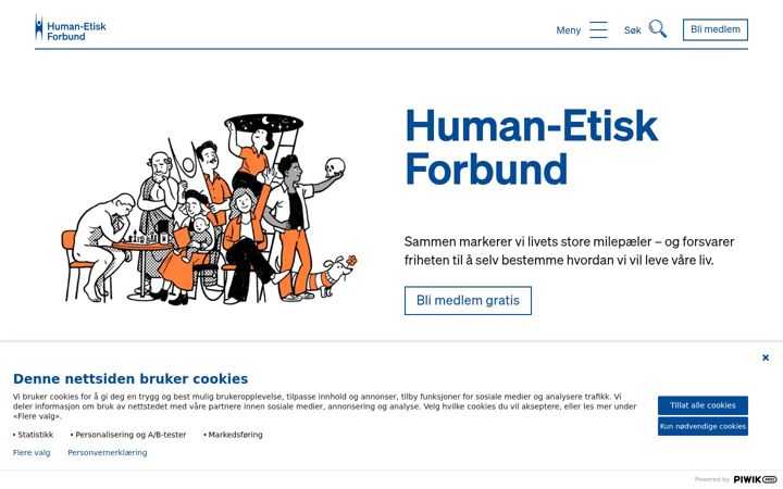 Screenshot of human.no