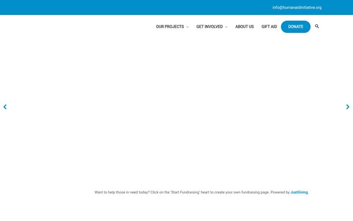 Screenshot of humanaidinitiative.org