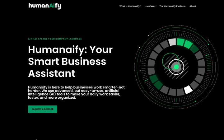 Screenshot of humanaify.eu