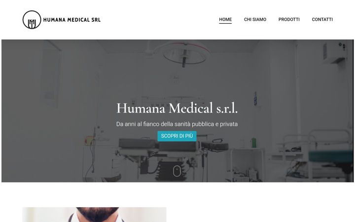 Screenshot of humanamedical.it