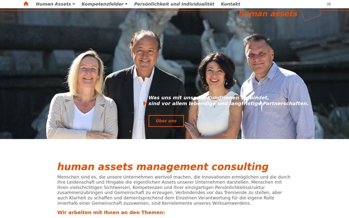 Screenshot of humanassets.at