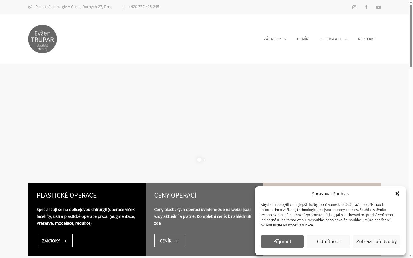 Screenshot tal-banner tal-kunsens muri qabel kwalunkwe interazzjoni