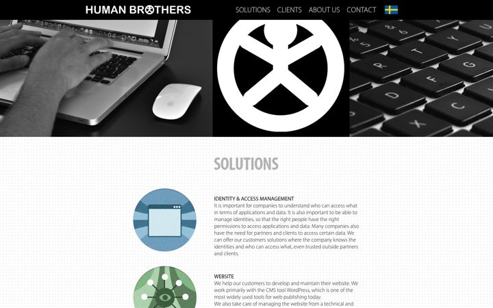 Screenshot of humanbrothers.com