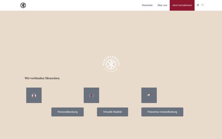 Screenshot of humanconnect.de