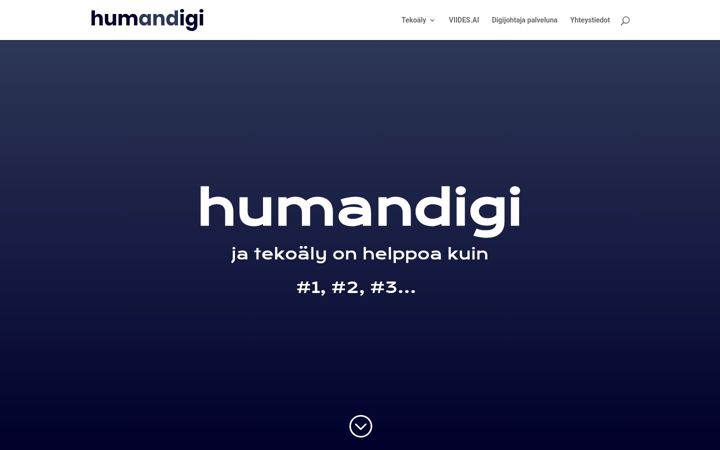 Screenshot of humandigi.fi