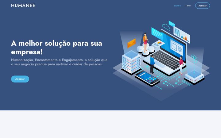 Screenshot of humanee.com.br