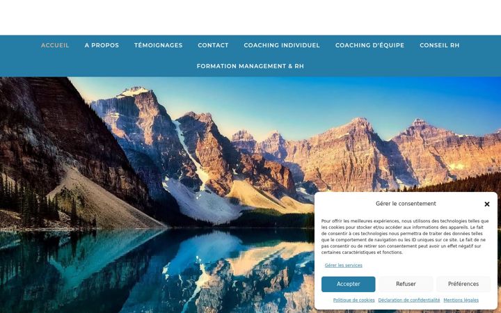 Screenshot of humanens-consulting.fr